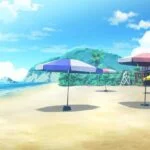 Plaża w stylu anime.