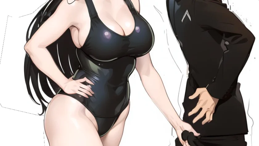 Kobieta łapiąca mężczyznę za krocze.